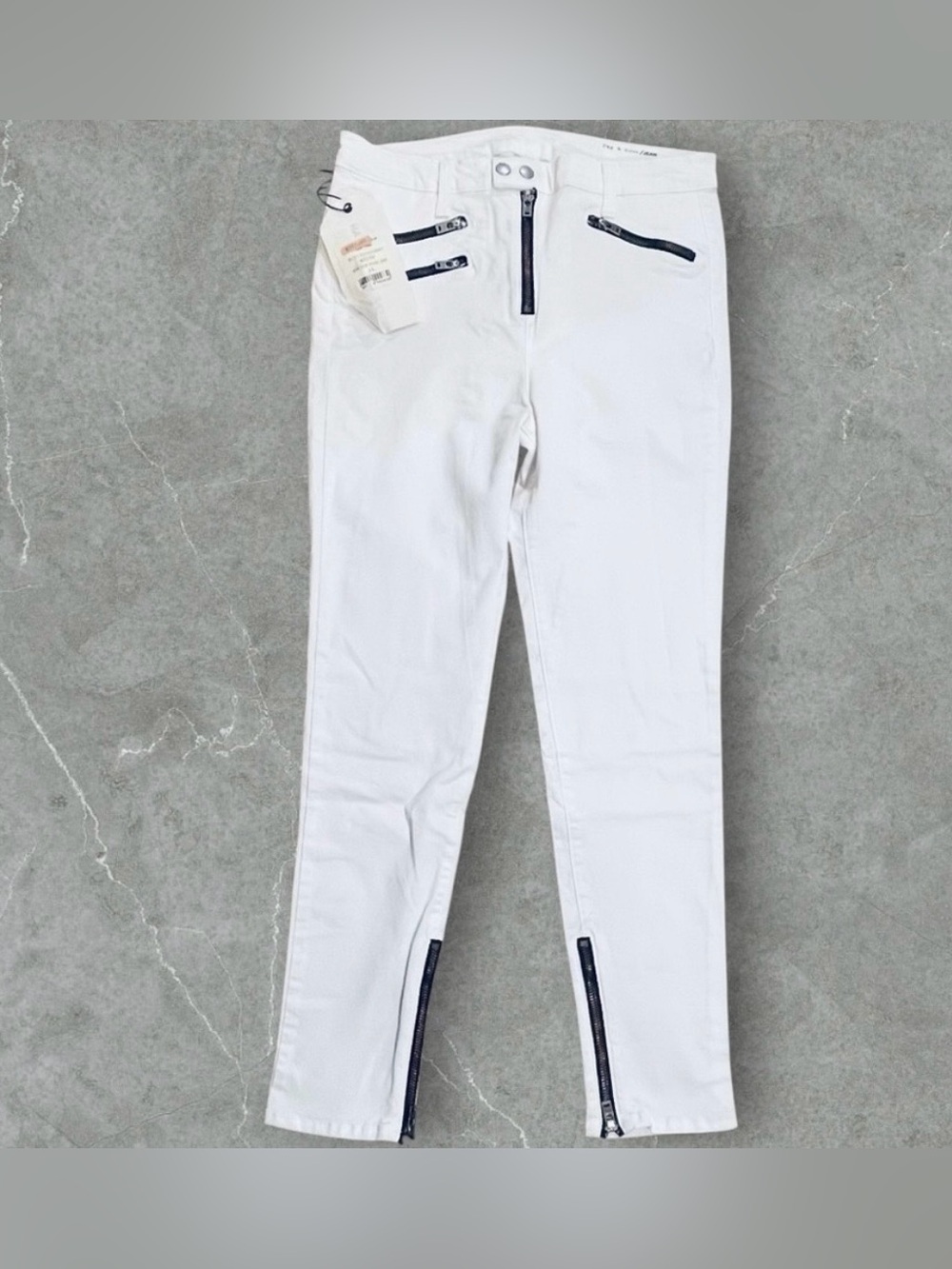 NWT Rag & Bone High Rise Biker Jeans - Picture 7 of 15